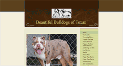 Desktop Screenshot of beautifulbulldogsoftexas.com