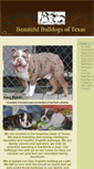 Mobile Screenshot of beautifulbulldogsoftexas.com